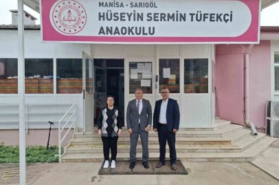 Sarıgöl’de okul öncesi eğitime yakın takip
