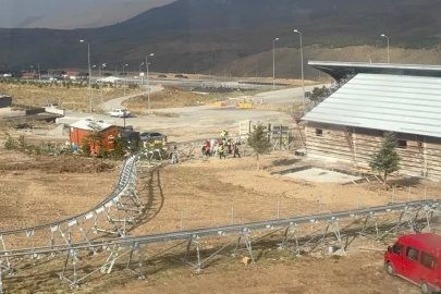Erciyes’te dağ kızağı projesinde çalışmalar hızla sürüyor
