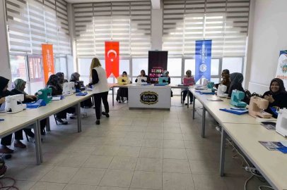 Malatya Büyükşehir Belediyesinden kadınlara yönelik dikiş atölyesi

