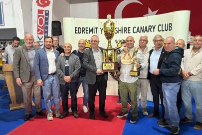 Dünyanın en prestijli kanaryaları Edremit’te yarıştı:
