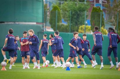 Trabzonspor, Beşiktaş maçı hazırlıklarını tamamladı
