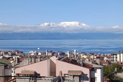 Anamas Dağı beyaz gelinliğini giydi
