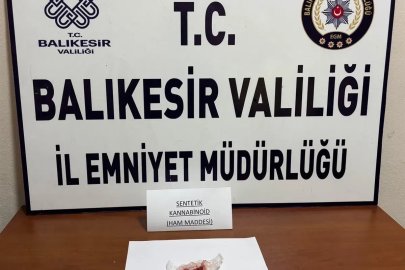 Manyas’ta uyuşturucu operasyonu: 2 şüpheli gözaltına alındı
