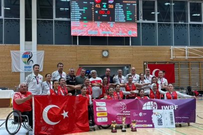 Tekerlekli sandalye basketbolunda Avrupa şampiyonluğu
