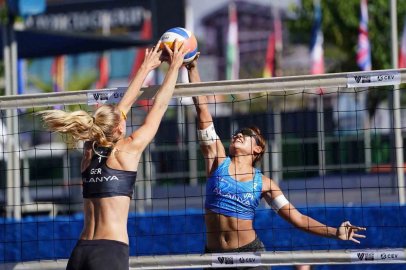 Alanya’da plaj voleybolu şöleni tamamlandı
