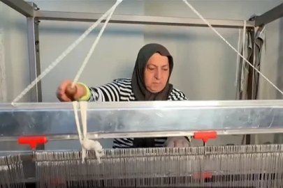 Kemaliye’nin asırlık dokuma geleneği Gazenne kumaşıyla yaşatılıyor
