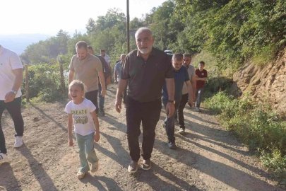 Minik Aysima istedi, Başkan Sandıkçı yaptı
