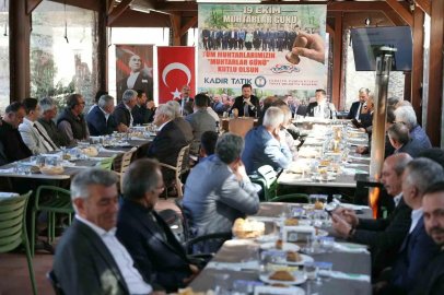Başkan Tatık, Tavaslı muhtarlarla bir araya geldi
