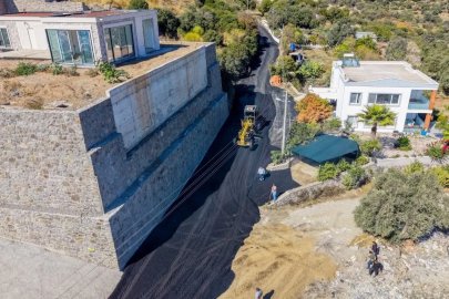Bodrum’da beş mahallede yol çalışmaları sürüyor

