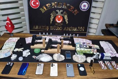 İzmir’de uyuşturucu ve silah operasyonu: 5 gözaltı
