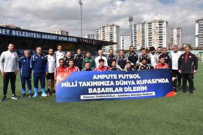 Ampute Futbol Milli Takımı, dünya kupası için çalışmalarını sürdürüyor
