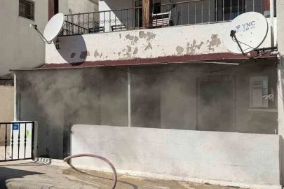 Bodrum’da ev yangını paniğe neden oldu
