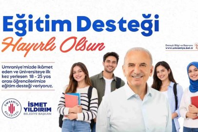 Ümraniye Belediyesi’nden üniversiteli gençlere 20 bin TL eğitim desteği
