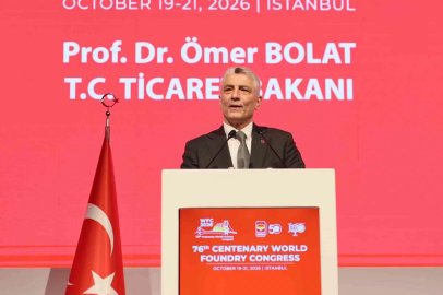 Bakan Bolat: ‘‘Türkiye’nin döküm sanayisi sektöründe üretim kapasitesi 3 milyon ton’’
