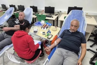 Gerze’de hayat kurtaran kan bağışı kampanyası
