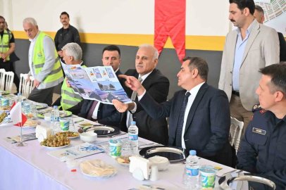 Vali Zorluoğlu, MOSTİM Projesi inşaat alanında incelemelerde bulundu
