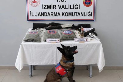 İzmir’de jandarmadan uyuşturucu operasyonu
