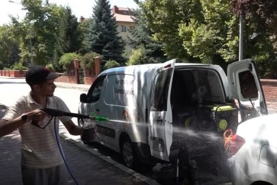 Eskişehir’de mobil araç yıkama dönemi: Temizlik aracın ayağına geliyor
