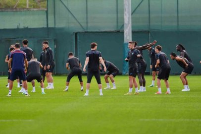 Trabzonspor’da Hearts maçı hazırlıklarını tamamladı

