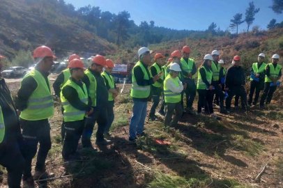 Akhisar’da ormanların geleceği için sahada eğitim
