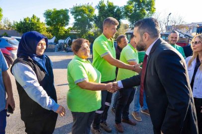 Mezitli Belediye Başkan Vekili Selağzı personelle bir araya geldi
