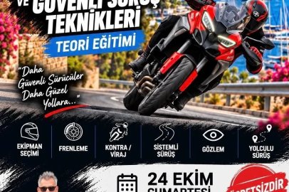 Bodrum’da motosiklet sürücülerine hayati eğitim
