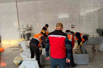 Akşehir’de kaçak gıda üretimi yapılan iş yerine operasyon
