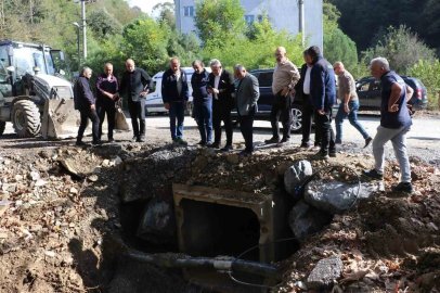 Cumayeri’nde içme suyu kaynağı ve isale hattında iyileştirme çalışmaları sürüyor

