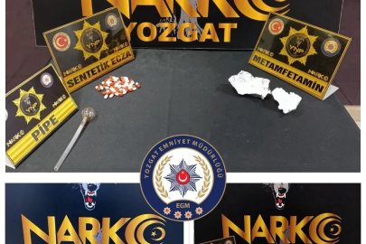 Yozgat’ta 430 adet sentetik ecza ele geçirildi
