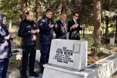 Hisarcık’ta şehit Fatih Seven, kabri başında dualarla anıldı
