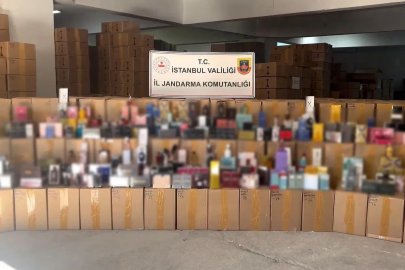 Bayrampaşa’da piyasa değeri 350 milyon TL olan dünyaca ünlü markalara ait sahte parfüm ele geçirdi
