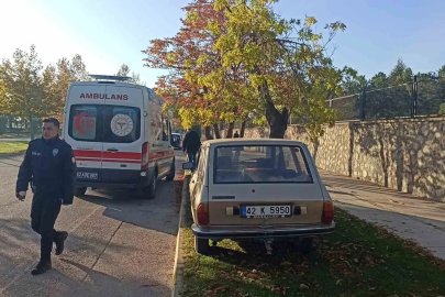 Ağaca çarpan otomobilin sürücüsü yaralandı
