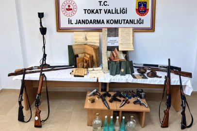 Tokat’ta tarihi eser ve silah kaçakçılığı operasyonu: 6 gözaltı

