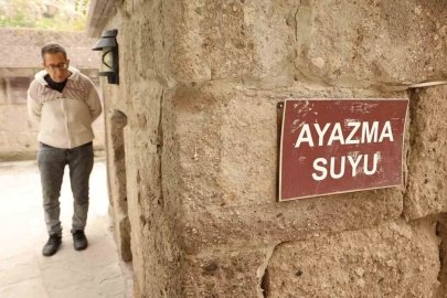Aksaray’daki Ayazma Suyu bin 641 yıldır akmaya devam ediyor

