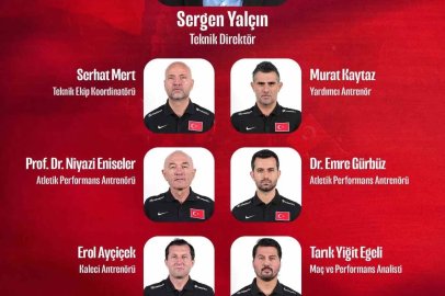 A Milli Takım’da Sergen Yalçın’ın teknik ekibi belli oldu
