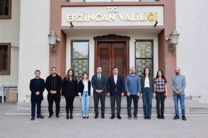 Vali Aydoğdu, İletişim Başkanlığı heyetini kabul etti
