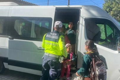 Kuyucak’ta öğrencilere trafik eğitimi verildi
