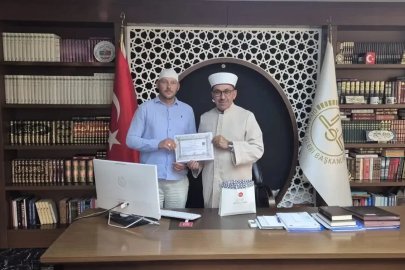Alanya’da Alman vatandaşı Müslüman oldu, Ahmet ismini aldı
