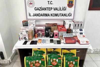 Gaziantep’te 1 milyon TL değerinde kaçak ürün ele geçirildi
