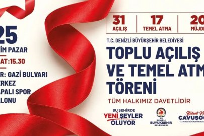 Denizli Büyükşehir’den 16,2 milyar TL’lik yatırım hamlesi
