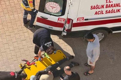 Otomobilin çarptığı yaya yaralandı
