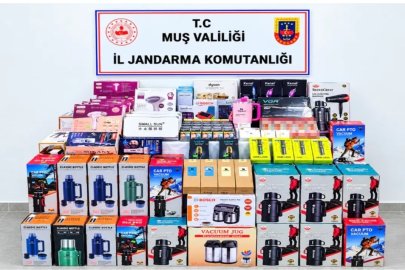 Muş’ta 700 bin TL değerinde kaçak ürün ele geçirildi
