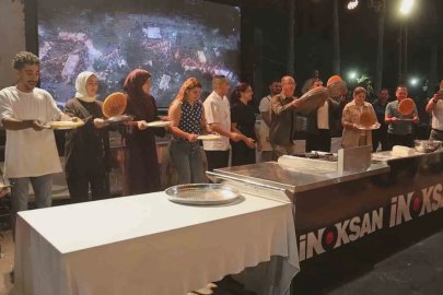 Gastronomi festivalinde künefe şovu
