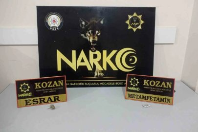 Kozan’da tüfek ve uyuşturucu ele geçirildi
