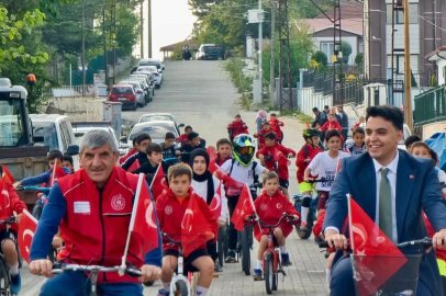 Bilecik’te Cumhuriyet’in 103’üncü yılı için pedal çevirdiler
