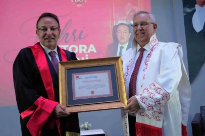 Belek Üniversitesinden Rafet Yılmaz’a fahri doktora unvanı
