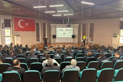 Zabıta ve şoförlere trafik güvenliği eğitimi

