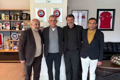 Ali Çamlı’dan TFF Başkanı Hacıosmanoğlu’na ziyaret
