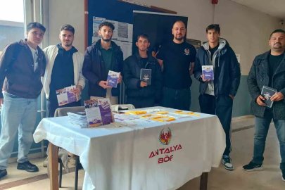Antalya’da "Gençlerle Beraberiz" projesiyle 14 bin 638 öğrenciye ulaşıldı
