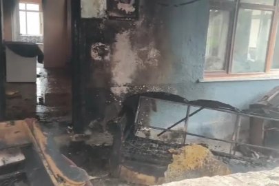 Sinop’ta ev yangını
